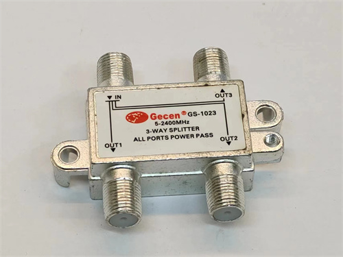 Gecen佳讯 Sat 3way Splitter3路功分器 47-2150mhz卫星3分配器